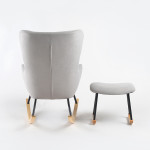 Baby Adventure Κουνιστή Πολυθρόνα Θηλασμού Grey BR79240