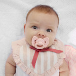 Elodie Πιπίλα Σιλικόνης Binky Bow Misty Pink 3m+ BR79322 Elodie Πιπίλα Σιλικόνης Binky Bow Misty Pink 3m+ BR79322
