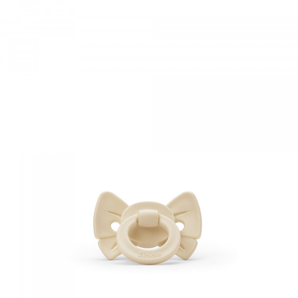 Elodie Πιπίλα Σιλικόνης Binky Bow Oat White 3m+ BR79323