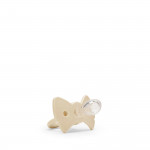 Elodie Πιπίλα Σιλικόνης Binky Bow Oat White 3m+ BR79323