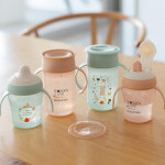 Suavinex Ποτήρι Εκπαιδευτικό 360 με λαβές 340ml +12μ Wonderland Pink BR79407