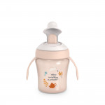 Suavinex Ποτήρι Εκπαιδευτικό με λαβές 200ml +6μ Wonderland Pink BR79409