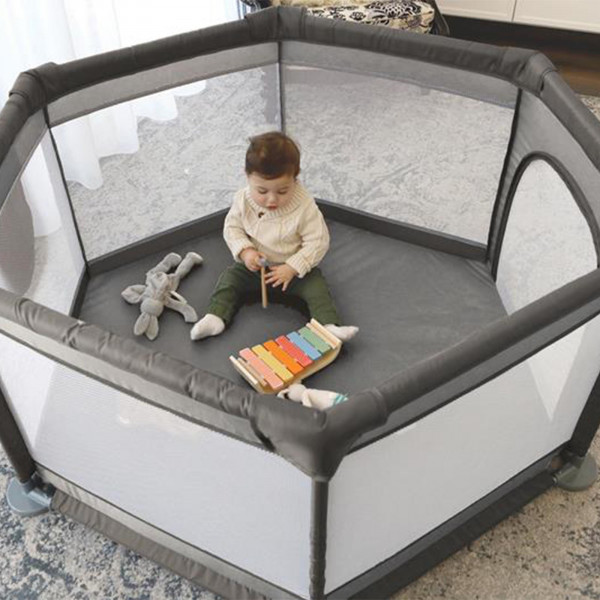 Dreambaby Βρεφικό Πάρκο Εξάγωνο Fabric Taupe BR79496