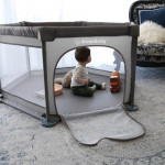Dreambaby Βρεφικό Πάρκο Εξάγωνο Fabric Taupe BR79496