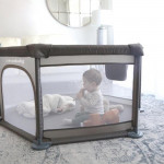 Dreambaby Βρεφικό Πάρκο Εξάγωνο Fabric Taupe BR79496