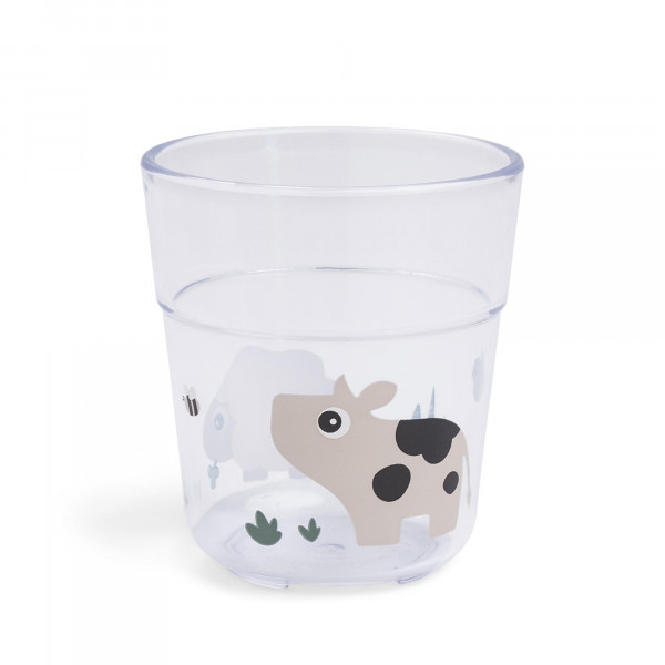Done By Deer Παιδικό Ποτήρι Από Πλαστικό Tiny Farm Sand 180ml BR79555