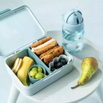 Done by Deer Πλαστικό Παιδικό Δοχείο Φαγητού Μπλε BR79655