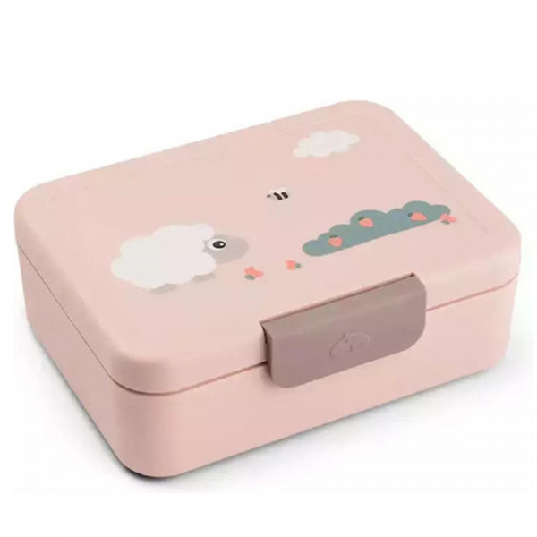 Done by Deer Πλαστικό Παιδικό Δοχείο Φαγητού Ροζ BR79656