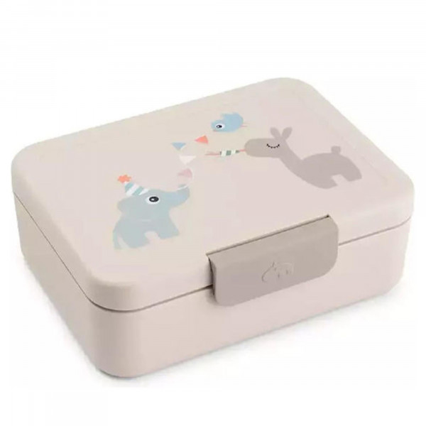 Done by Deer Πλαστικό Παιδικό Δοχείο Φαγητού Μπεζ BR79657