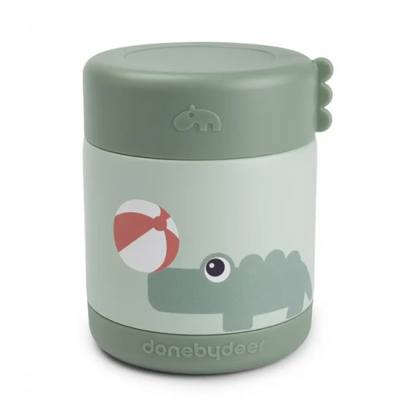 Done by Deer Ισοθερμικό Δοχείο Φαγητού 300 ml Playground Green BR79730