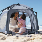 Dreambaby Βρεφικό Πάρκο Εξωτερικού Χώρου Blue-Gray Με Κάλυμμα UV BR78585