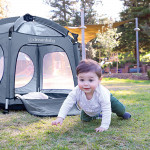 Dreambaby Βρεφικό Πάρκο Εξωτερικού Χώρου Blue-Gray Με Κάλυμμα UV BR78585