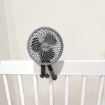 Dreambaby Ανεμιστήρας Mini Φορητός Με Προστατευτικό Κάλυμμα Gray  BR78586