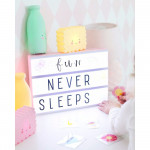 A Little Lovely Company Φωτιζόμενος Πίνακας Α4  Lightbox Ροζ LTBP033