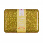  Little Lovely Company Δοχείο Φαγητού Lunch Βox Glitter - gold SBGLGO26