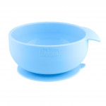 Chicco Μπωλ Σιλικόνης Με Βεντούζα 6m+ Blue F05-10221-20