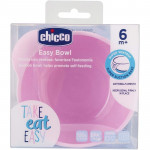 Chicco Μπωλ Σιλικόνης Με Βεντούζα 6m+ Pink 10221-10