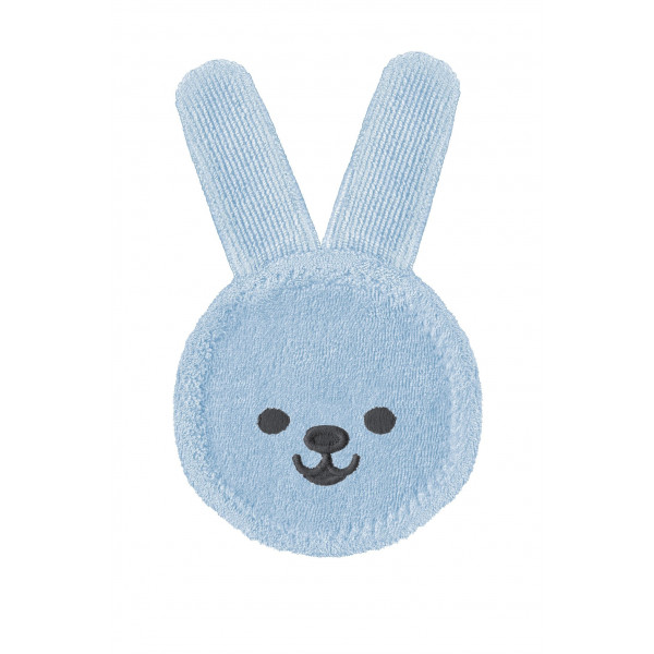 MAM Oral Care Rabbit Γάντι Καθαρισμού Στοματικής Κοιλότητας 0m+ Μπλε 611