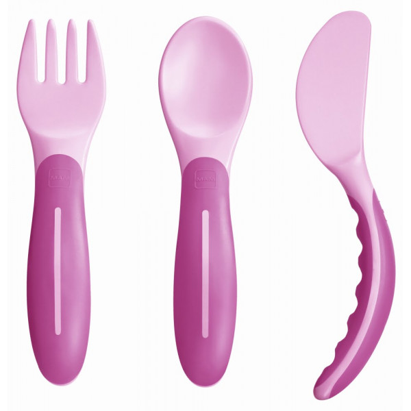 MAM Baby’s Cutlery 6m+ Ροζ 515G