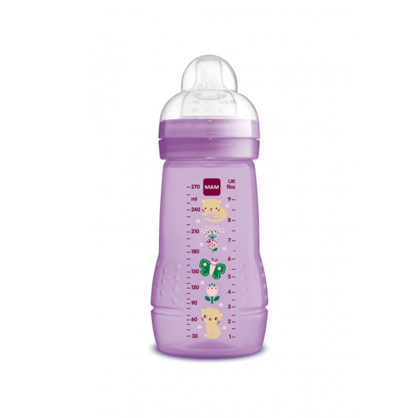 MAM Μπιμπερό Easy Active™ Baby Bottle 270ml 2m+ Ροζ 360SG