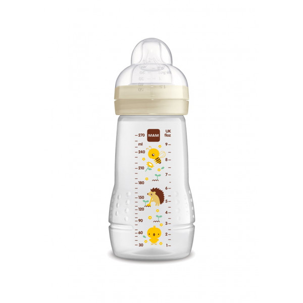 MAM Μπιμπερό Easy Active™ Baby Bottle 270ml 2m+ Κρεμ 360SU