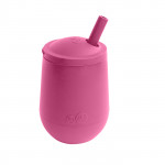 Ezpz Εκπαιδευτικό ποτήρι Mini Cup + καλαμάκι Pink MS-P7424U