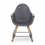 CHILDHOME Κάθισμα Φαγητού Childhome EVOLU 2 Natural - Anthracite 2 in1 & Bumper BR73096