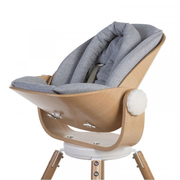 CHILDHOME Mαξιλάρι Καθίσματος Για Νεογέννητο EVOLU Jersey Grey BR73100