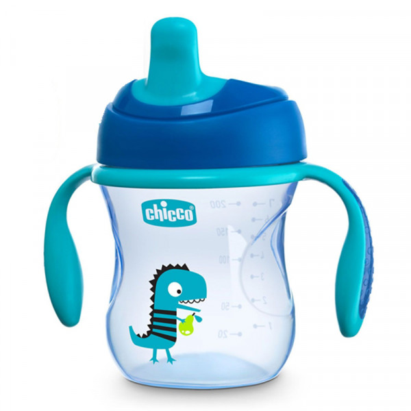 Chicco Εκπαιδευτικό Κύπελλο 6m+ Blue Dinosaur 06921-20-01