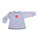 Baby To Love Baby Smock  Blue Stripes BTL302009