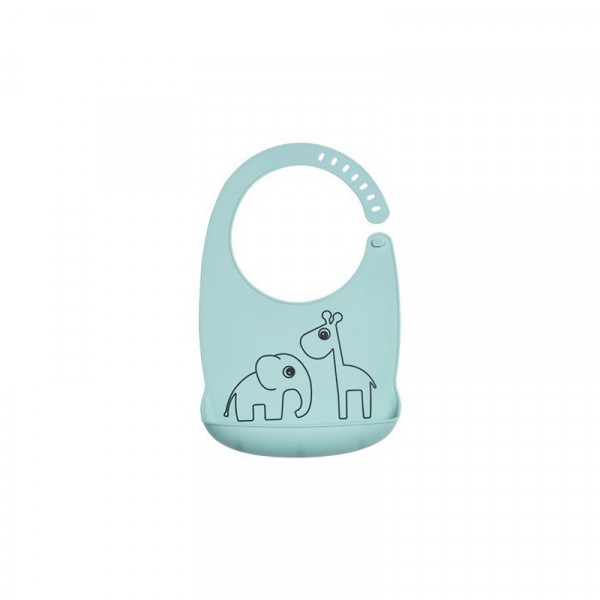 Done by Deer Σαλιάρα Silicone Bib Deer Friends Blue BR74549