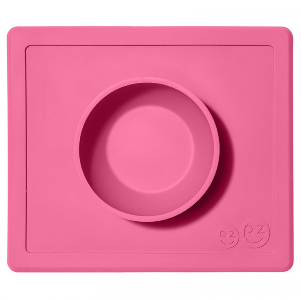 Ezpz Εκπαιδευτικό μπολ 12+ μηνών Mini Bowl - Pink MB-P7424U