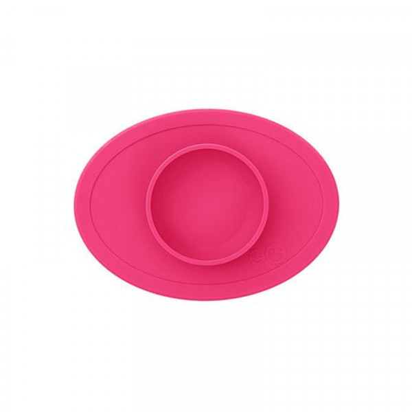 Ezpz Δίσκος και πιάτο σε ένα Tiny Bowl Pink TB-P7424U