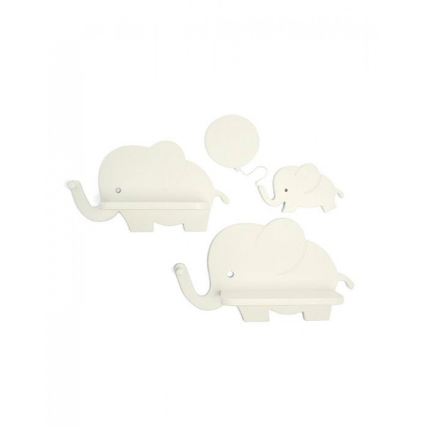 Mamas & Papas Παιδικά Ράφια και Φωτάκι Νυχτός 28.3x49.4εκ Elephant 21180394