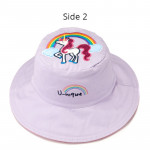 FlapJackKids Καπέλο Διπλής Όψης UPF 50+ Princess-Unicorn (Cotton) LUV0143