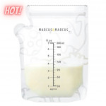 Marcus & Marcus 50 τμχ Σακουλάκια Αποθήκευσης Μητρικού Γάλακτος με Αισθητήρες Θερμοκρασίας 200ml MNMNU18