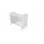 Just Baby Κρεβάτι με Συρτάρι Pumba White JBF.34101.WHITE