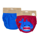 Zoocchini Μαγιώ Πάνα Σετ 2τμχ Blue Shark ZOO12112-6-12M