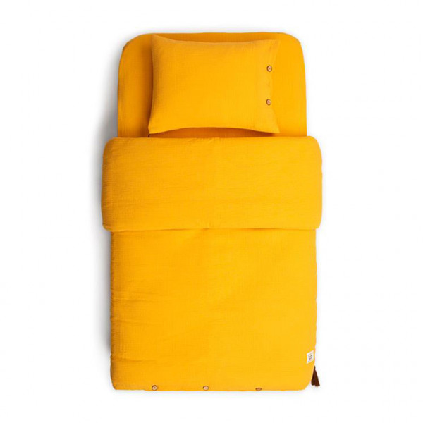 Funna Baby Σετ Παπλωματοθήκη κούνιας 2τμχ 110x150cm Marigold Mustard 0225