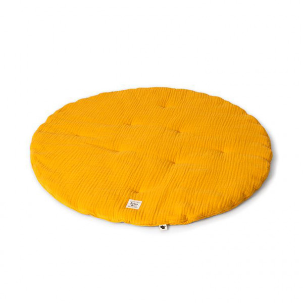 Funna Baby Χαλάκι Playmat Μουσελίνα 110x110cm Marigold Mustard 0236