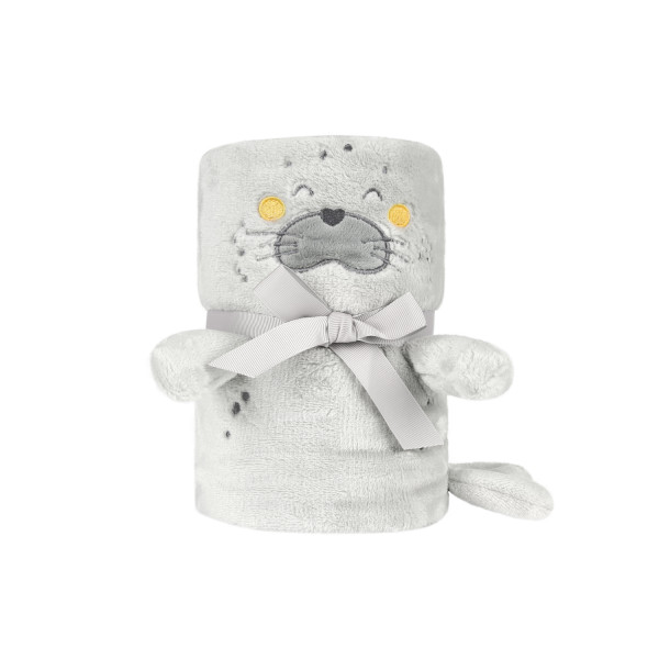 Kikka Boo Κουβέρτα δώρου με 3D κέντημα Seally Me 31103020169