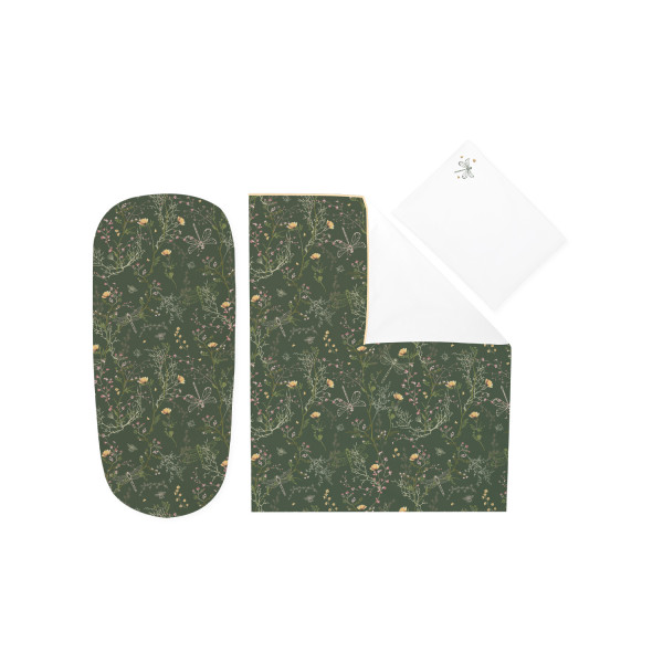 Kikka Boo Σετ Προίκας για Καλαθούνα 6τμχ Secret Garden Green 41101060145