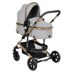 Kikka Boo Καρότσι 3in1 Amaia Light Grey 2024 31001010245