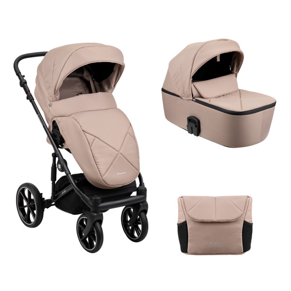Kikka Boo Πολυκαρότσι Amani 2in1 Με Ξεχωριστό Πορτ Μπεμπέ Beige 2023 31001020126