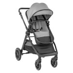 Kikka Boo Stroller 3in1 with carrycot Ava Grey