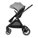 Kikka Boo Stroller 3in1 with carrycot Ava Grey