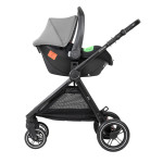 Kikka Boo Stroller 3in1 with carrycot Ava Grey