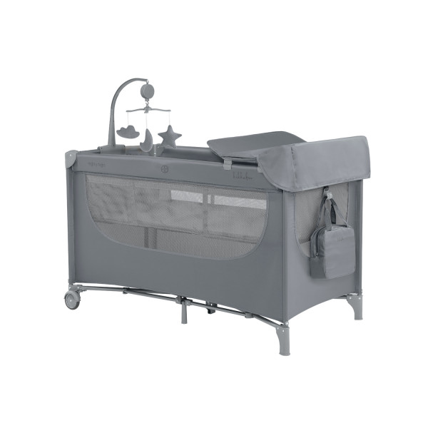 Kikka Boo Παρκοκρέβατο 2 Επιπέδων  Nighty Night Grey 2026 31003010153