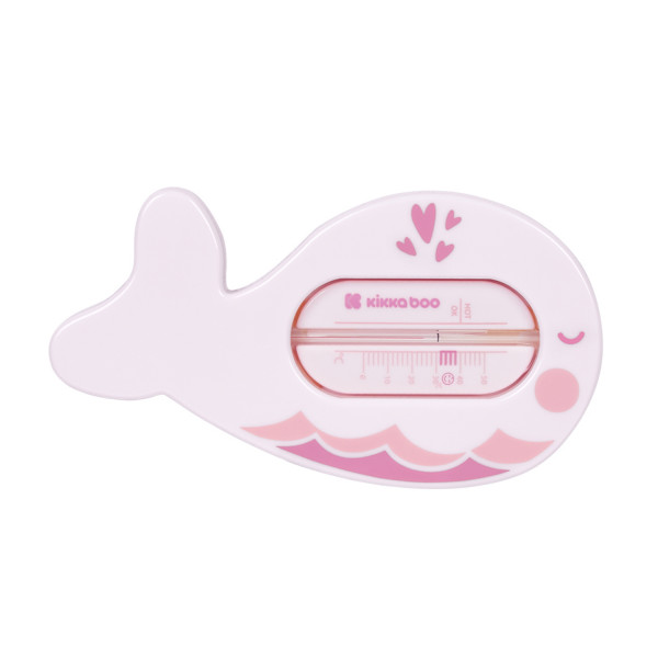 Kikka Boo Θερμόμετρο Μπάνιου Whale Pink 31405010028