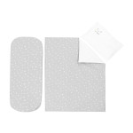 Kikka Boo Προίκα Λίκνου 6τμχ Γκρι 6τμχ Joyful Mice 41101060080